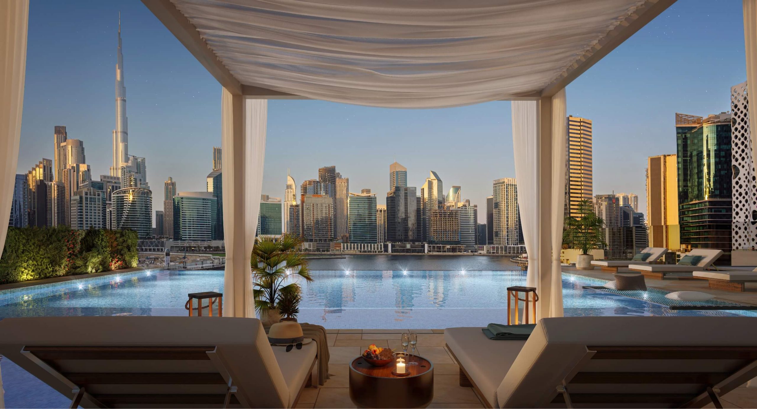 The Quayside — exterior view in Business Bay