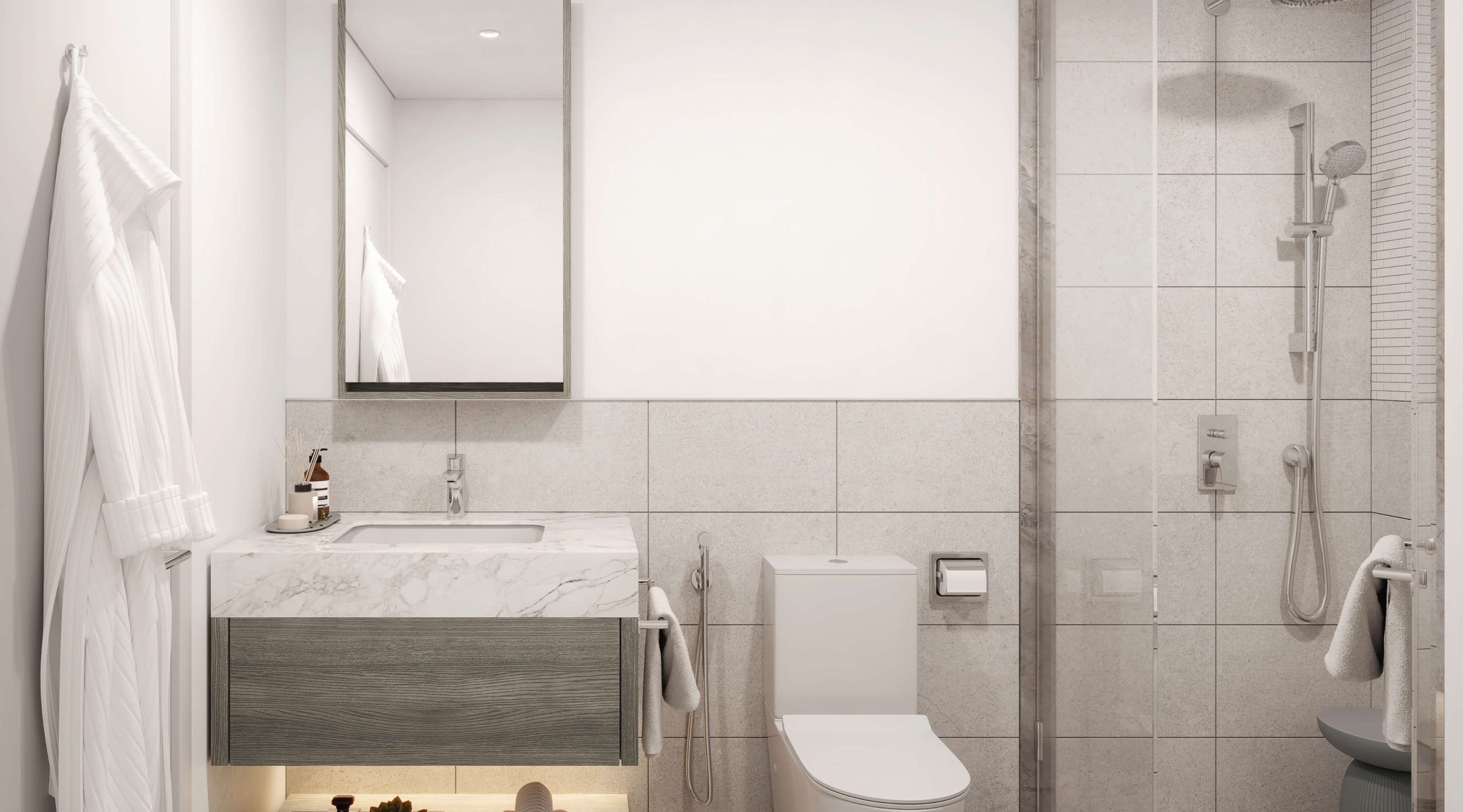 Rosemont Residences — exterior view in Jumeirah Village Triangle (JVT)