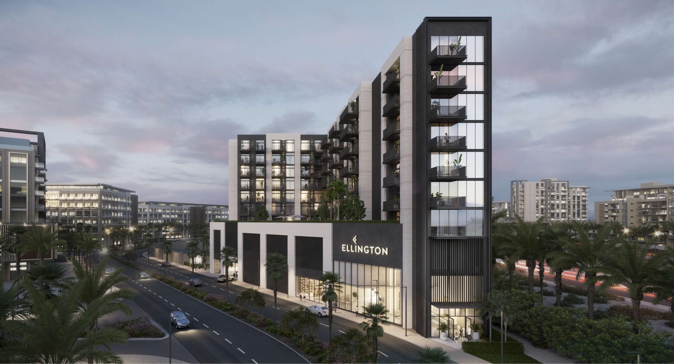 Rosemont Residences — exterior view in Jumeirah Village Triangle (JVT)