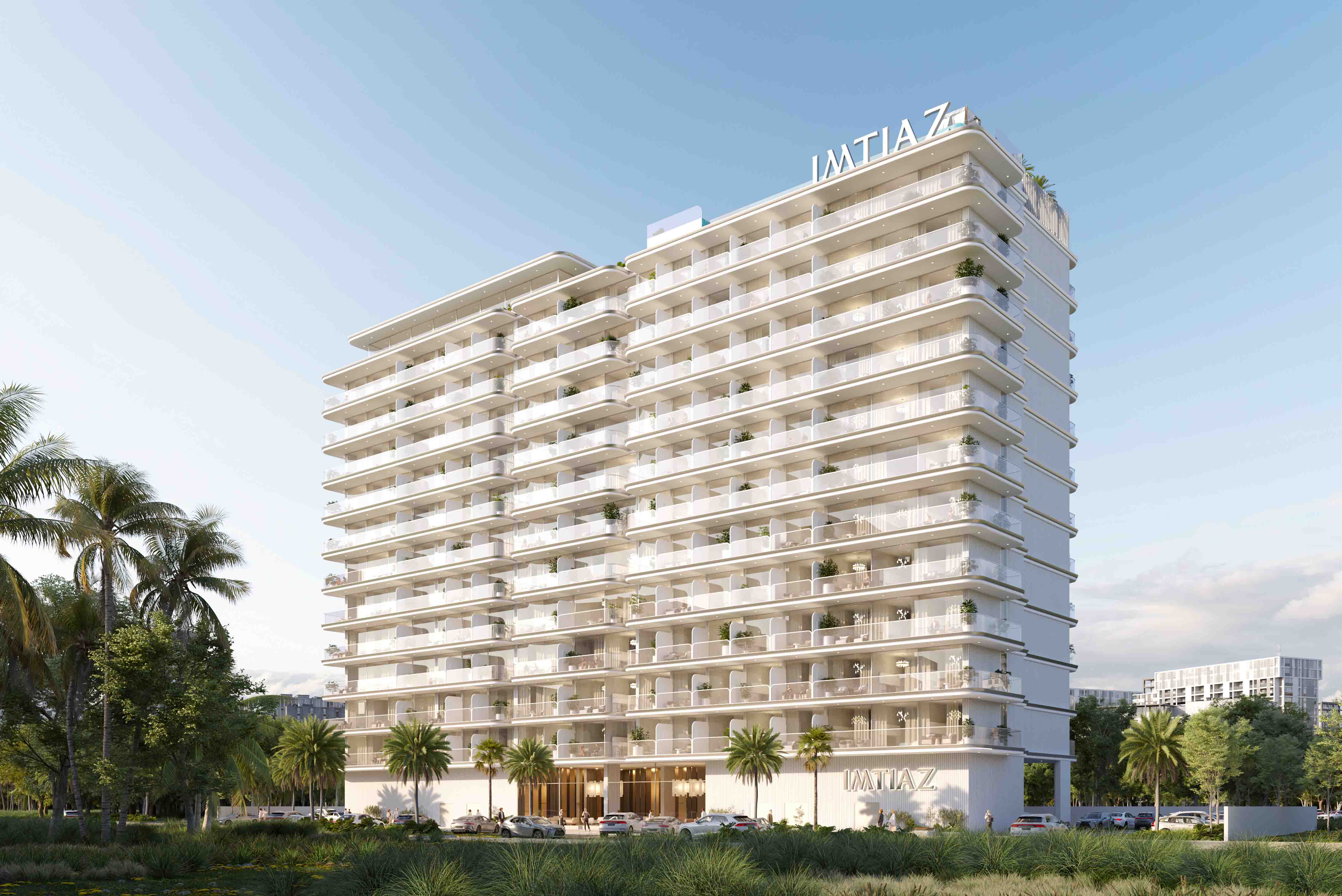 Cove Edition 6 — exterior view in Dubai Land Residence Complex (DLRC)