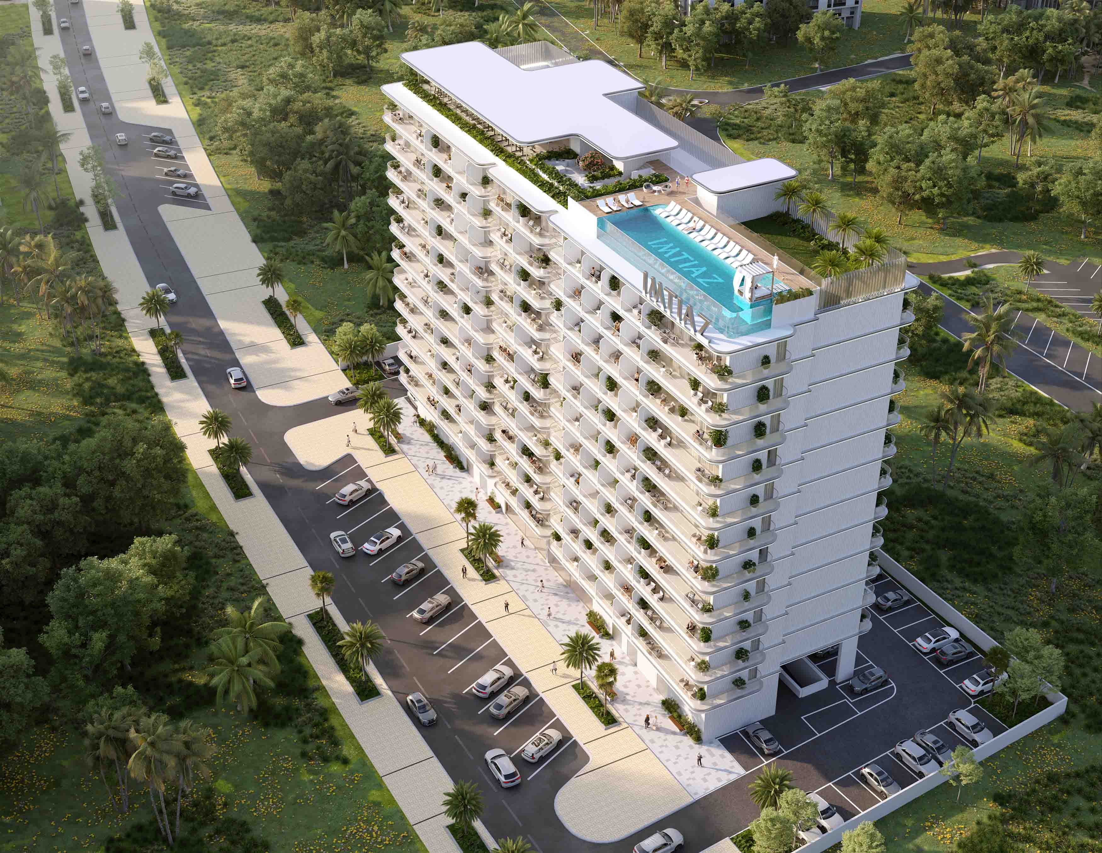 Cove Edition 6 — exterior view in Dubai Land Residence Complex (DLRC)