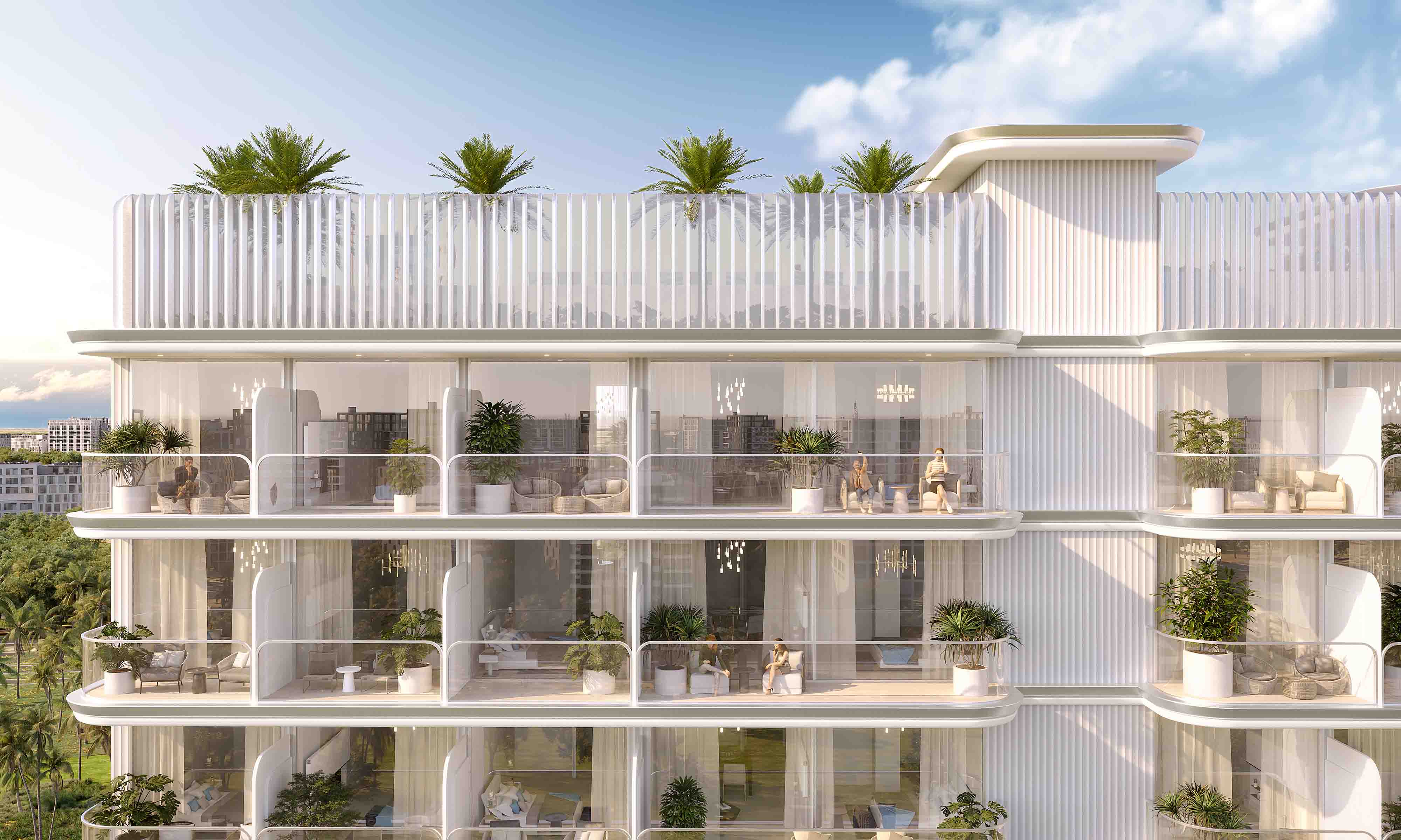 Cove Edition 6 — exterior view in Dubai Land Residence Complex (DLRC)