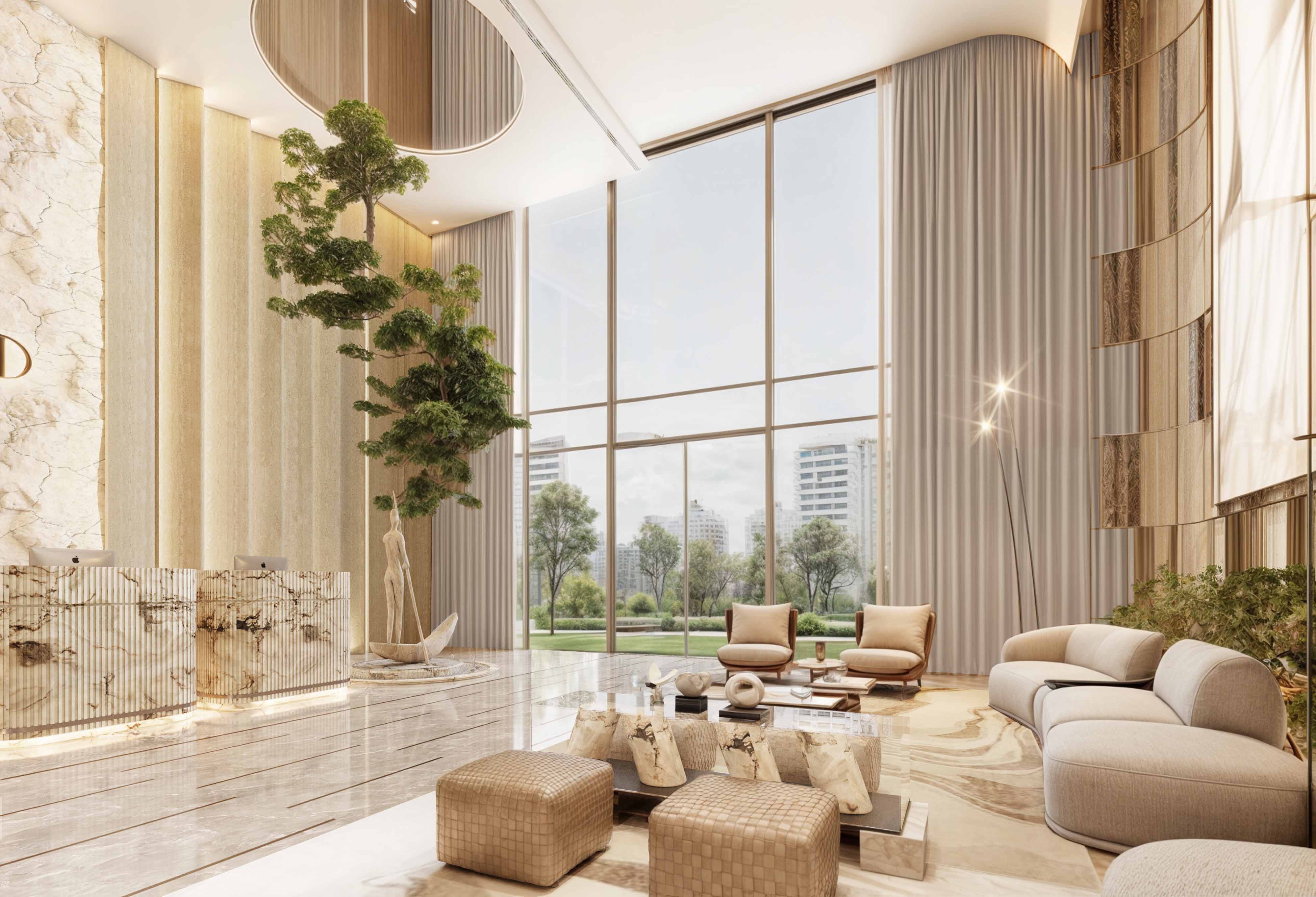 Cove Boulevard — vue extérieure à Dubai Land Residence Complex (DLRC)