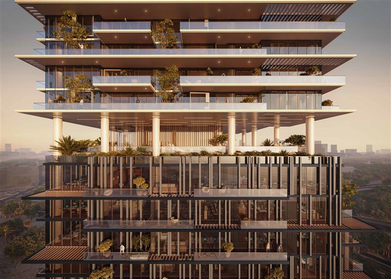 Cove Boulevard — vue extérieure à Dubai Land Residence Complex (DLRC)