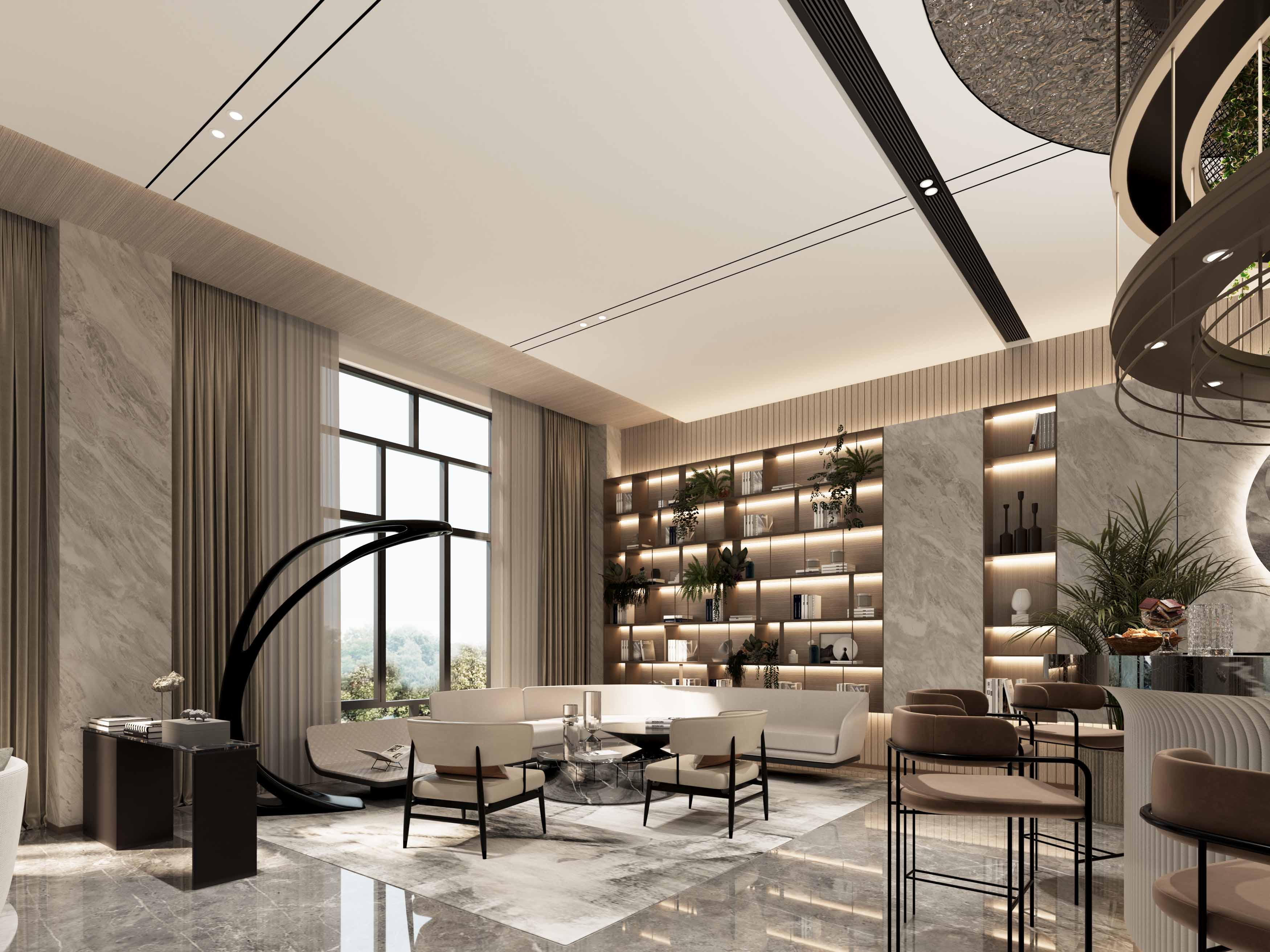 Cove Boulevard — vue extérieure à Dubai Land Residence Complex (DLRC)