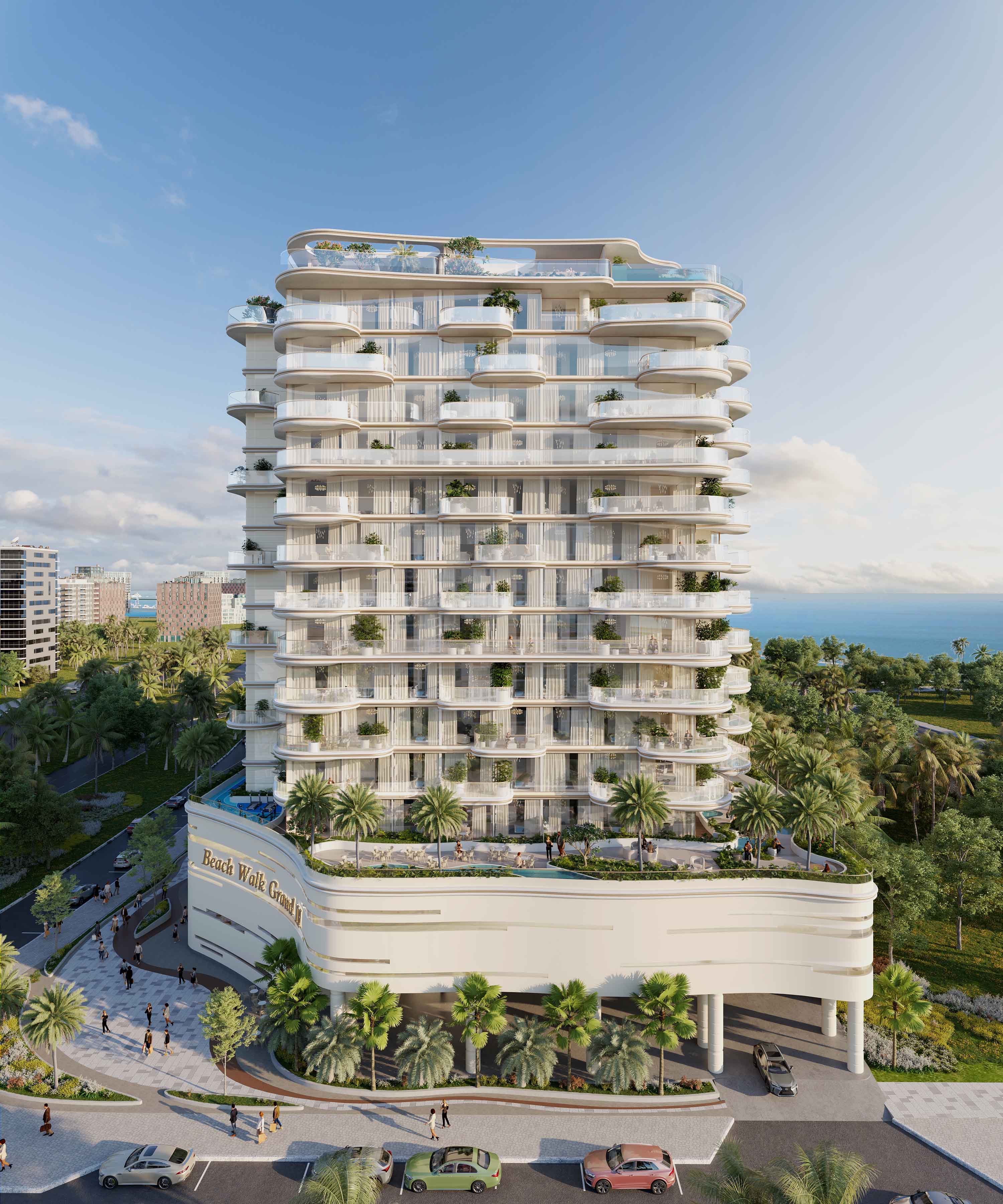 Beach Walk Grand 2 — vue extérieure à Dubai Islands