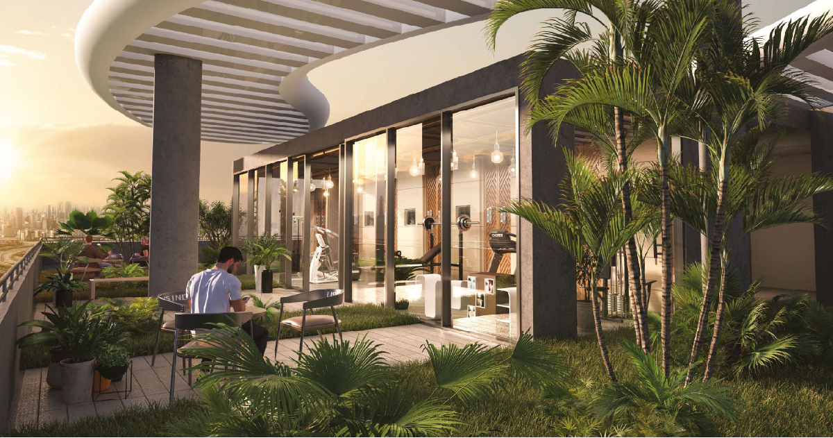 Westwood Grande II — vue extérieure à Jumeirah Village Circle (JVC)