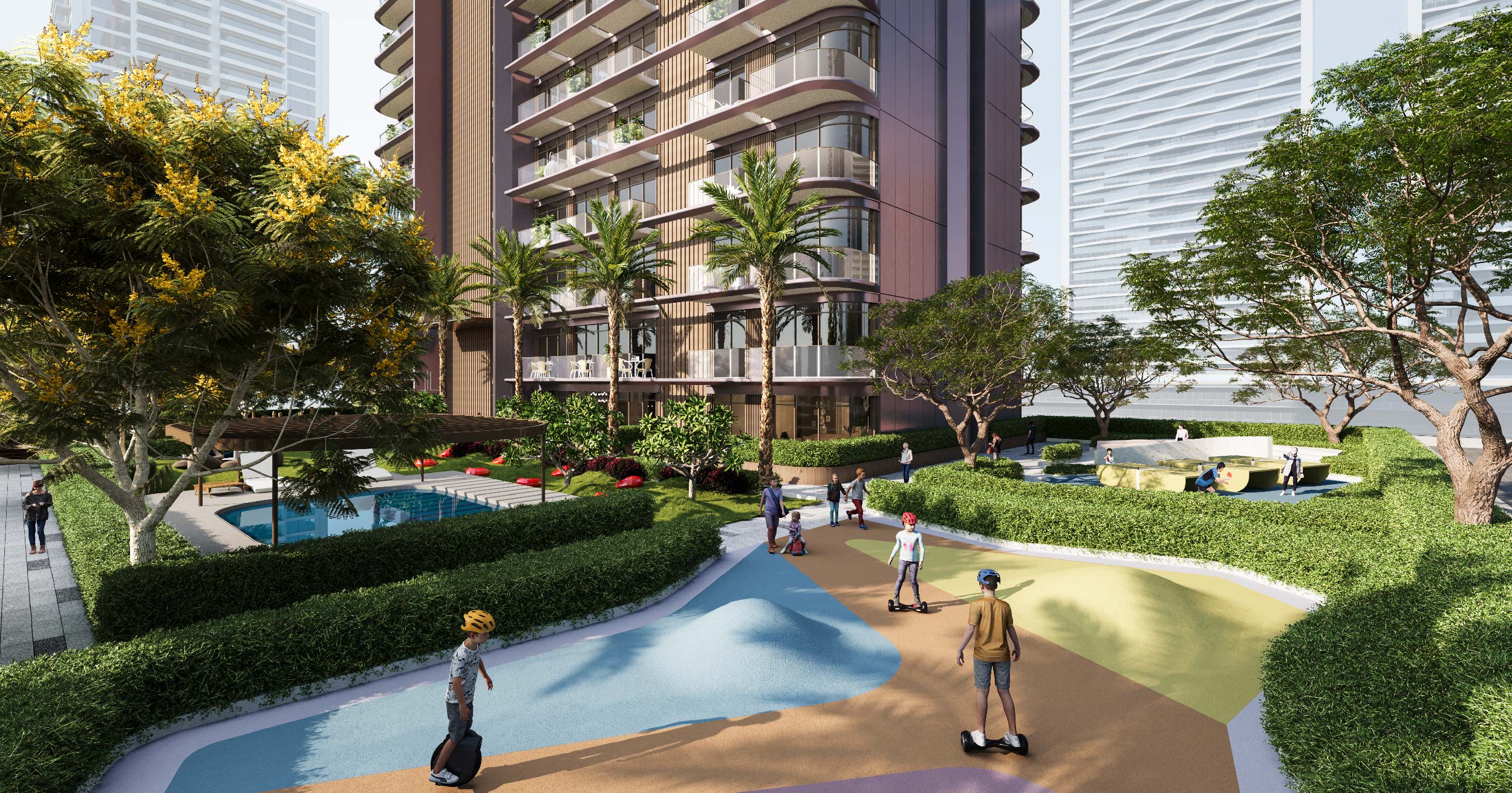 Luxor — exterior view in Jumeirah Village Circle (JVC)