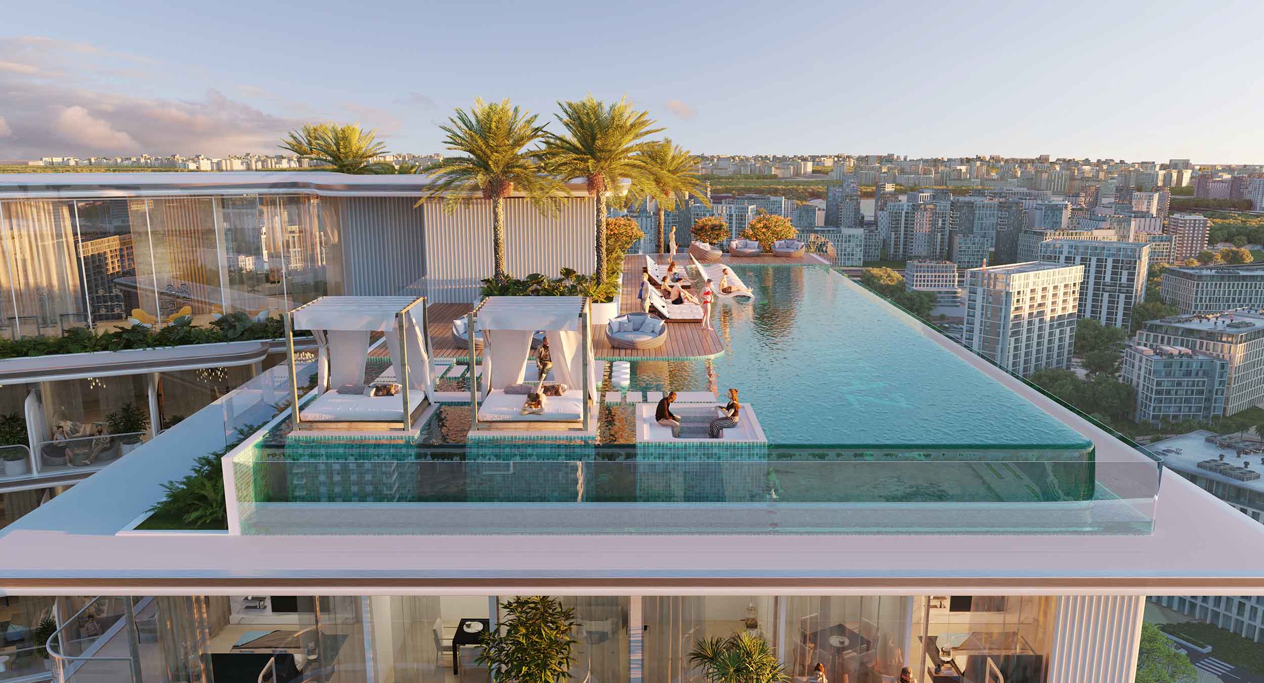 Cove Grand — vue extérieure à Dubai Land Residence Complex (DLRC)