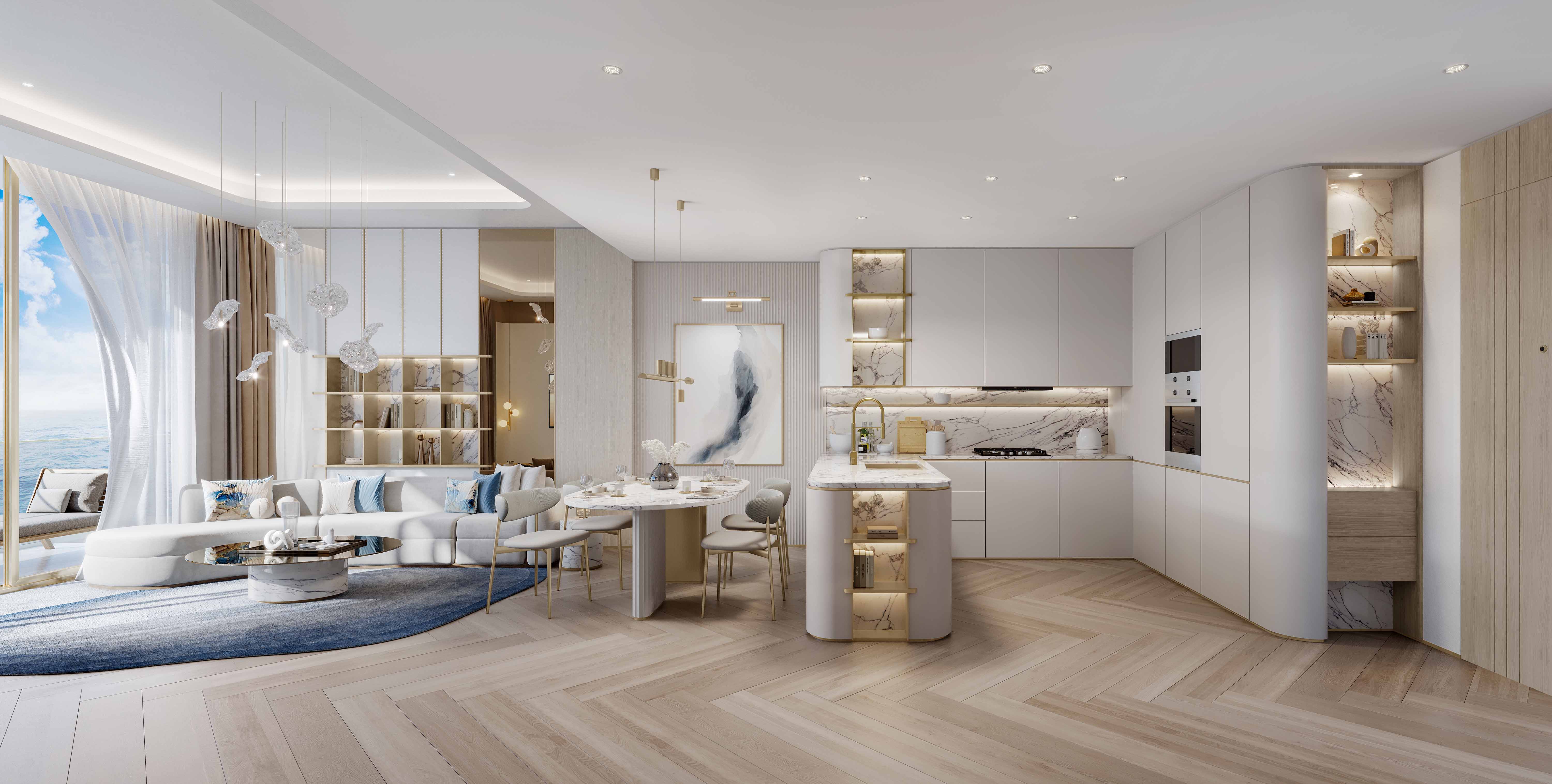 Beach Walk 4 — vue extérieure à Dubai Islands