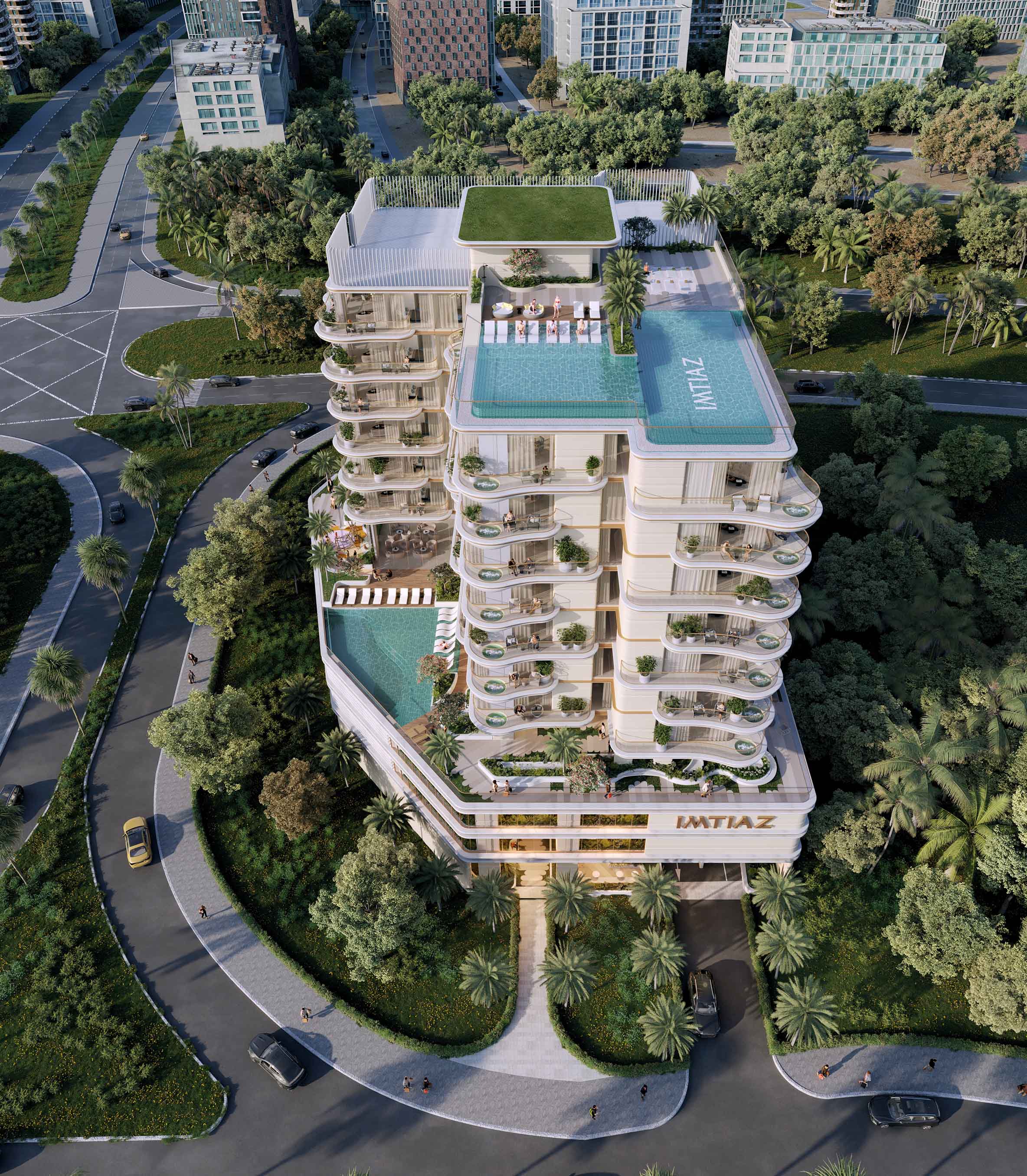 Beach Walk 4 — vue extérieure à Dubai Islands