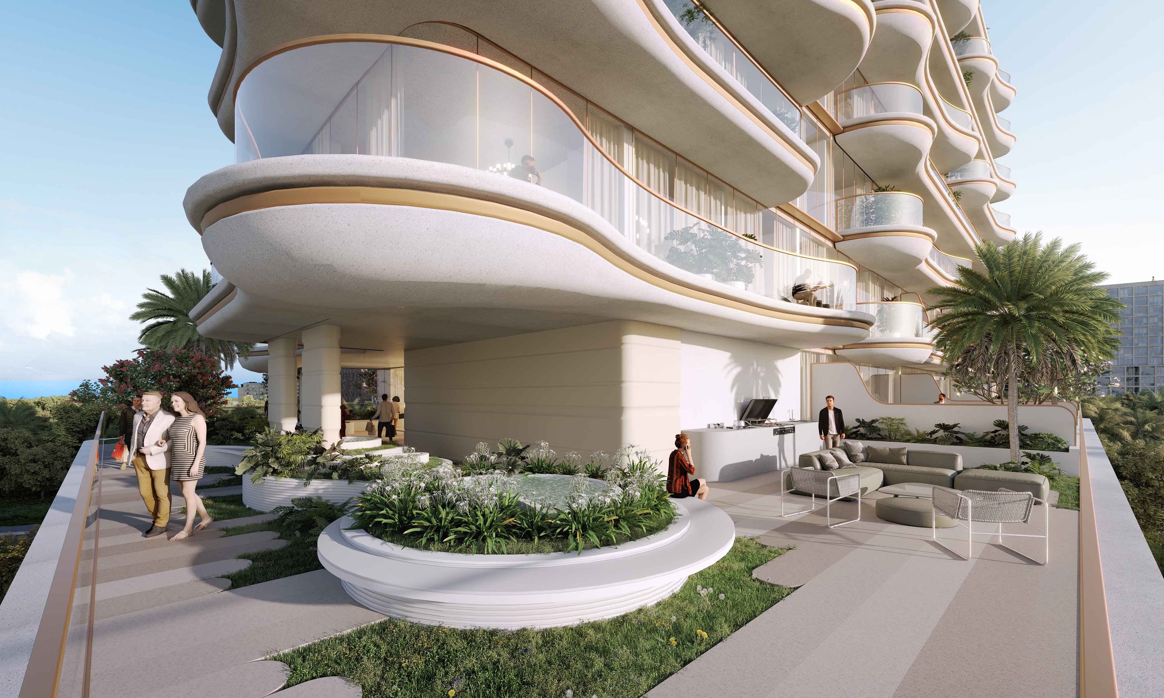 Beach Walk 4 — vue extérieure à Dubai Islands