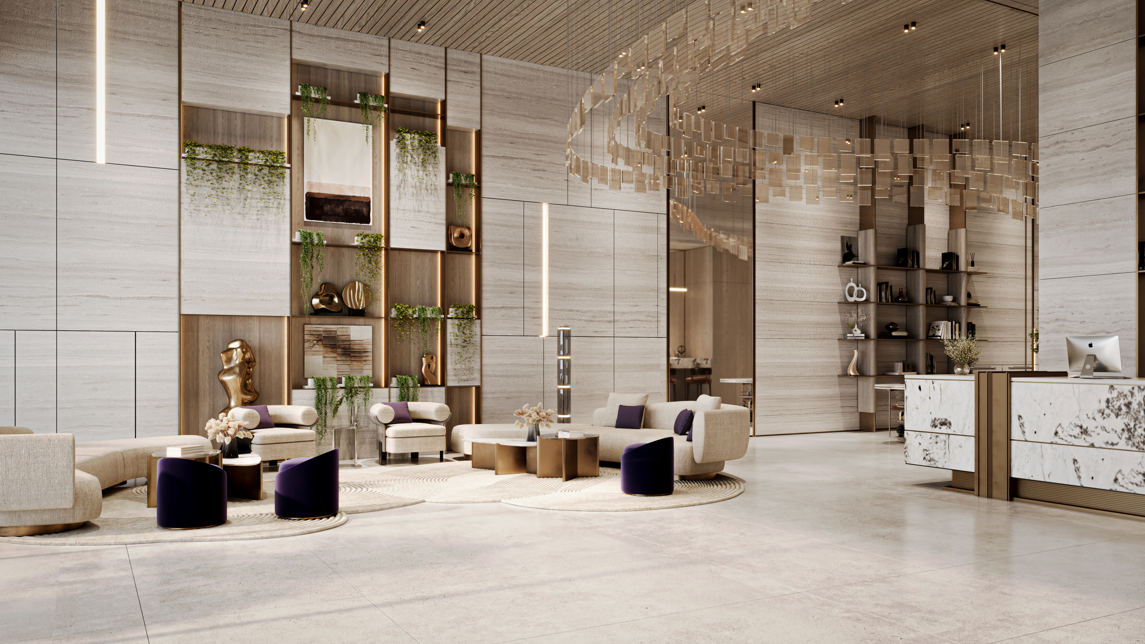 Le Blanc — exterior view in Dubai Land Residence Complex (DLRC)