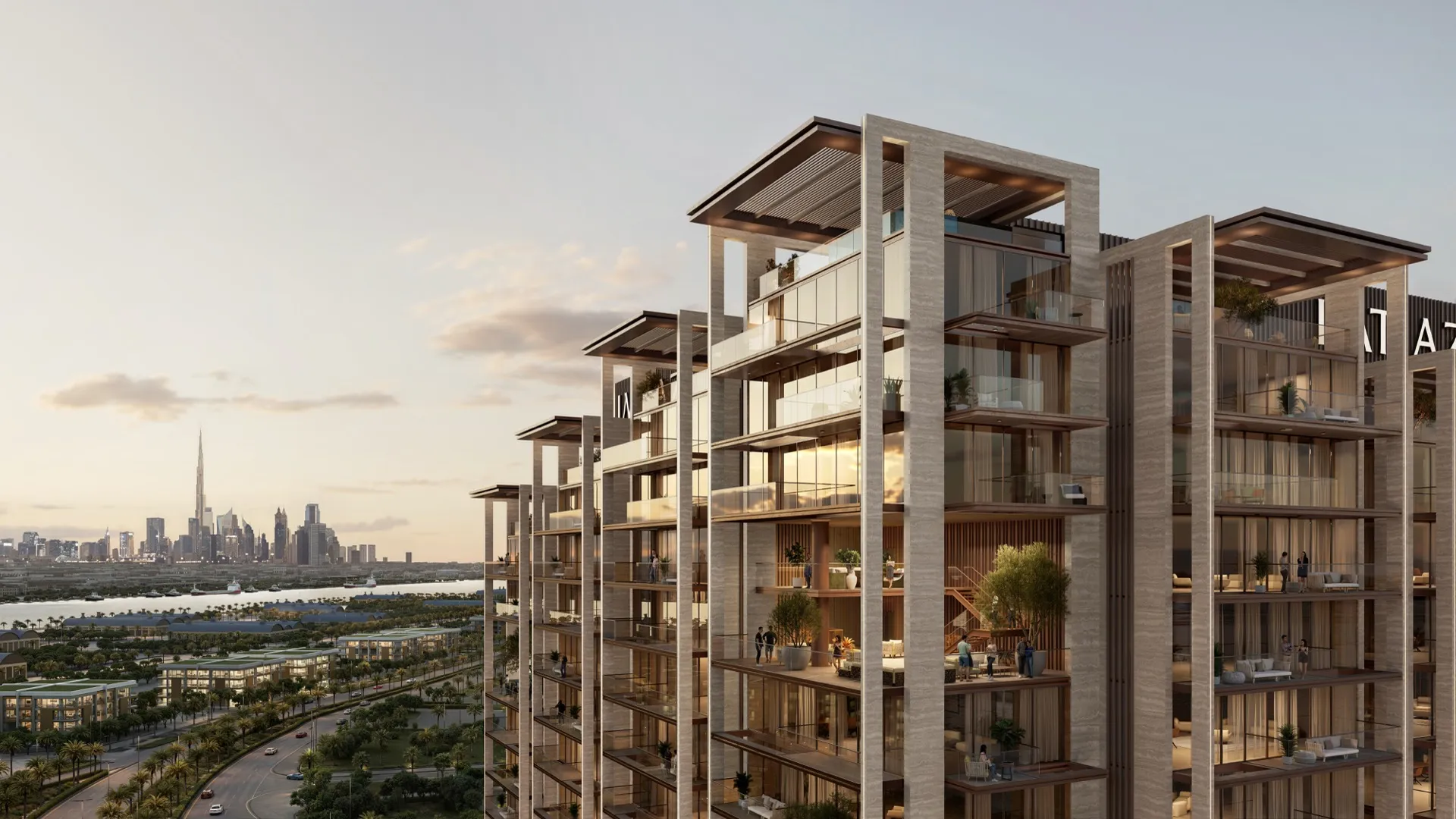 Sea Cliff — vue extérieure à Dubai Islands