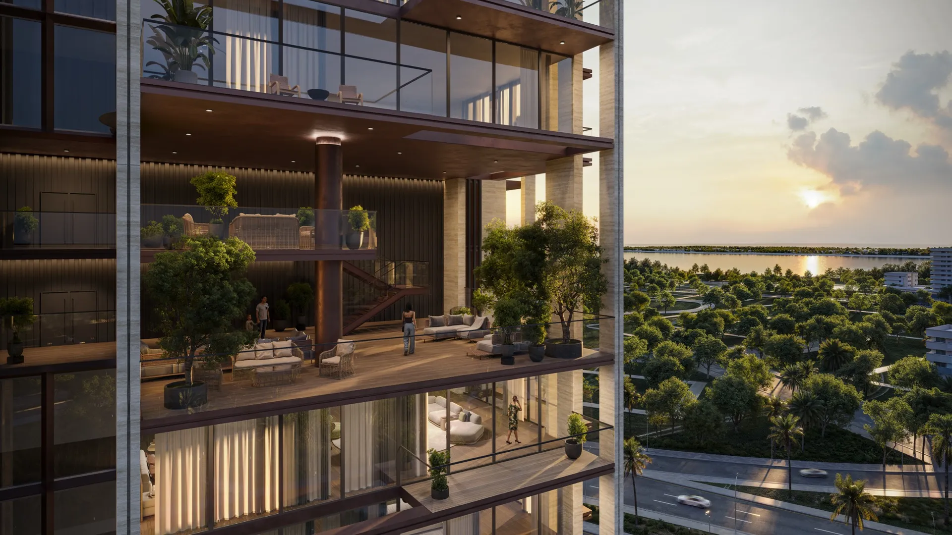 Sea Cliff — vue extérieure à Dubai Islands