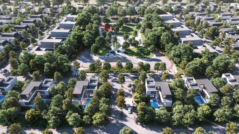 Jouri Hills Phase 3 — exterior view in Jumeirah Golf Estates