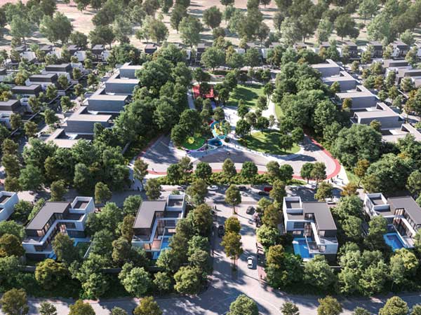 Jouri Hills By Arada — exterior view in Jumeirah Golf Estates