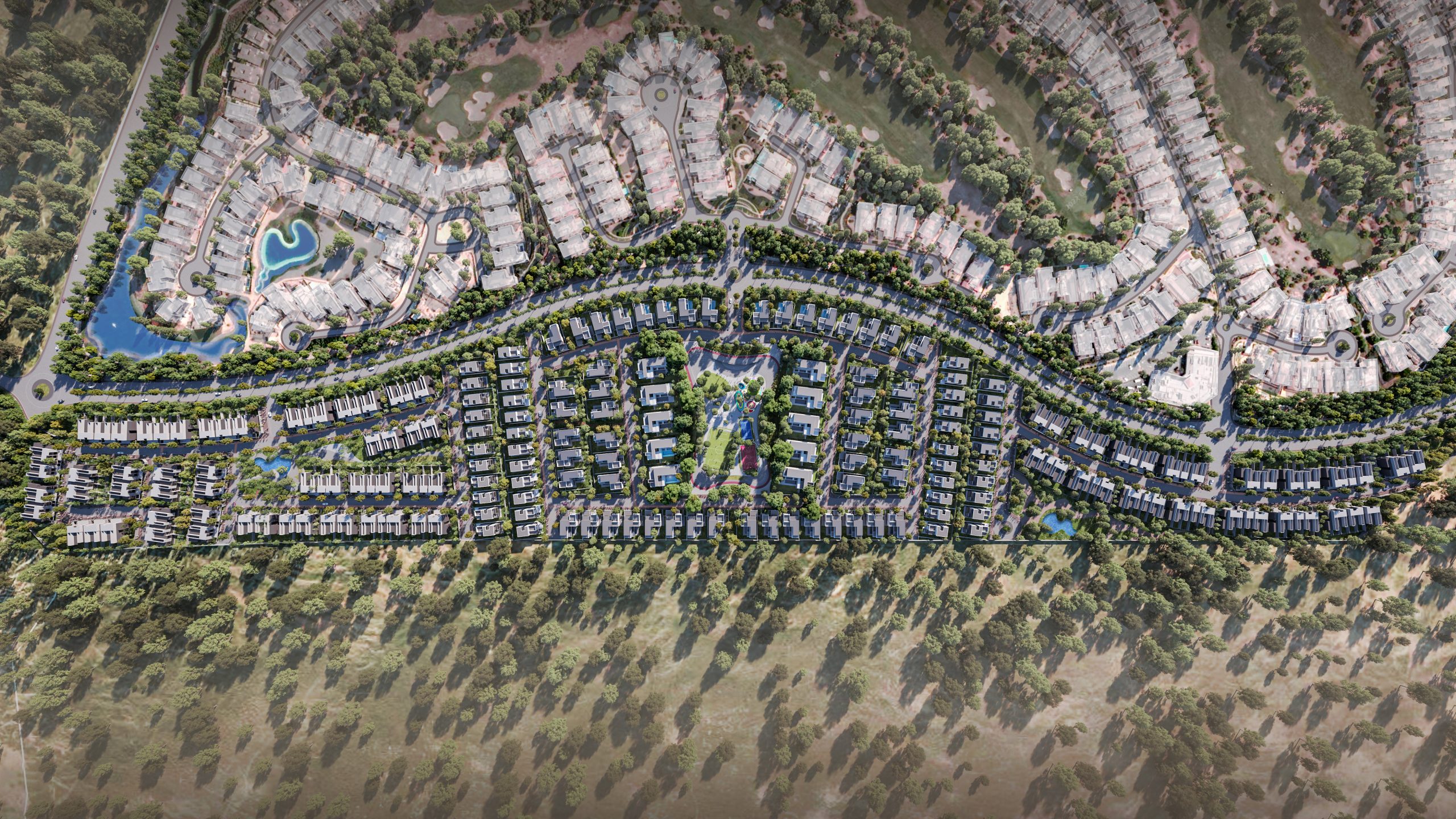 Jouri Hills By Arada — exterior view in Jumeirah Golf Estates