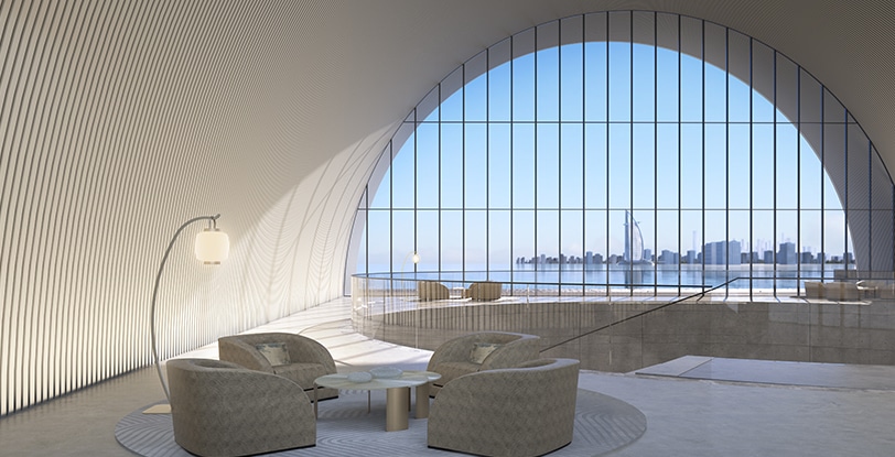 Armani Beach Residences at Palm Jumeirah — interior render