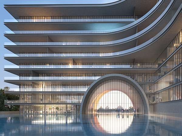 Armani Beach Residences at Palm Jumeirah — exterior view in Palm Jumeirah