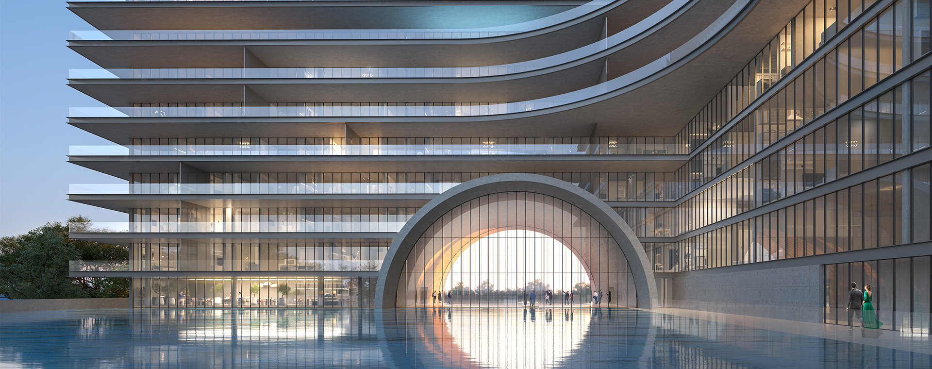 Armani Beach Residences at Palm Jumeirah — exterior view in Palm Jumeirah
