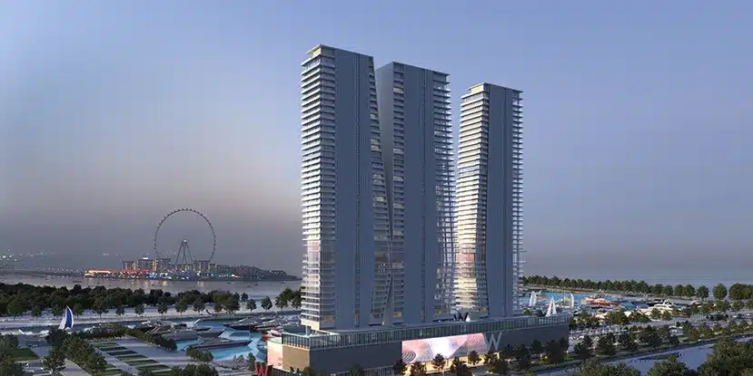 W Residences at Dubai Harbour — vue extérieure à Dubai