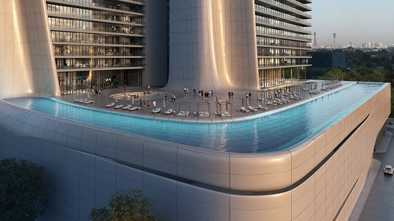 Akala Hotel & Residences — vue extérieure à Dubai