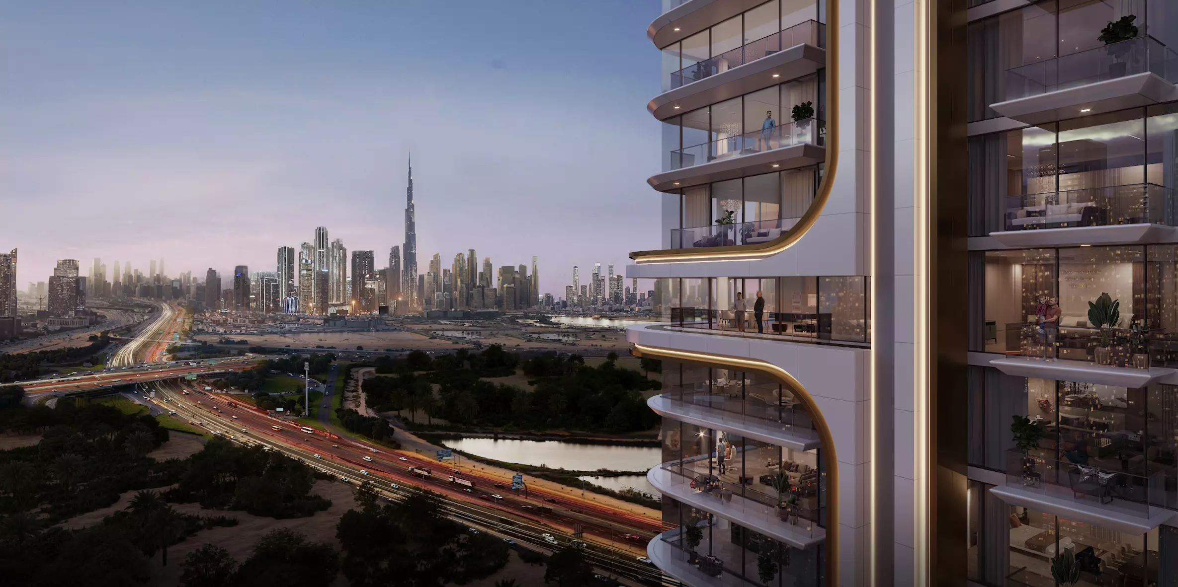 Belmore Residences — exterior view in Mohammed Bin Rashid City (MBR City)