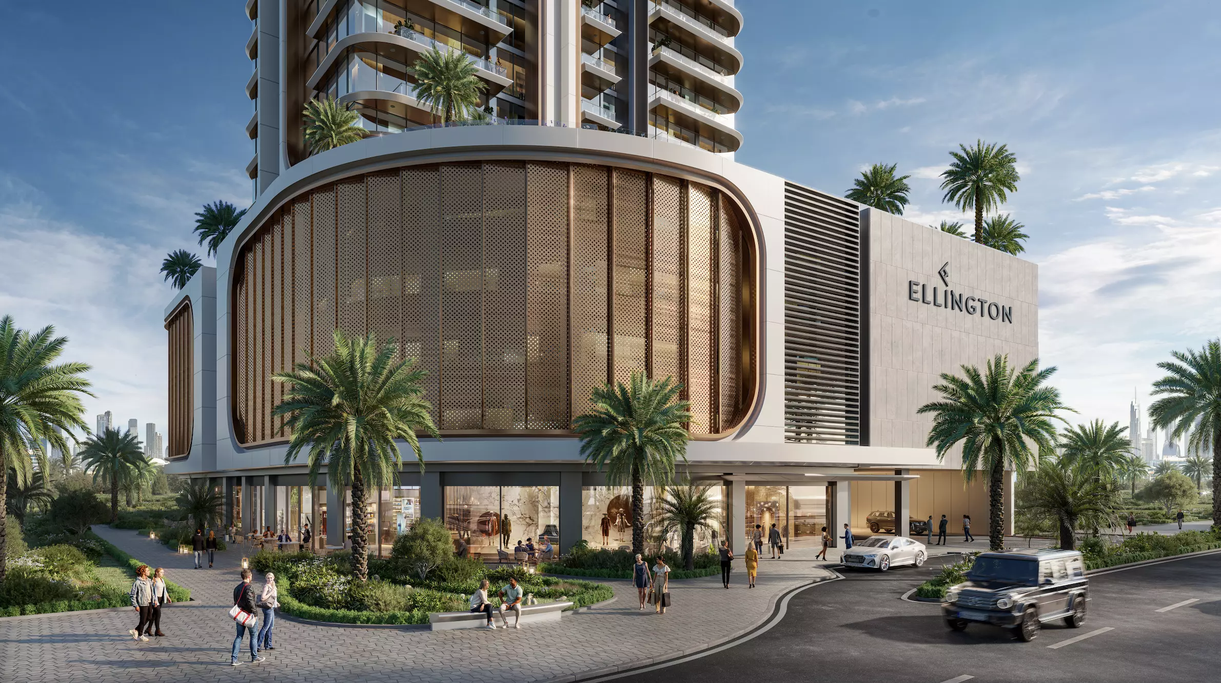 Belmore Residences — exterior view in Mohammed Bin Rashid City (MBR City)
