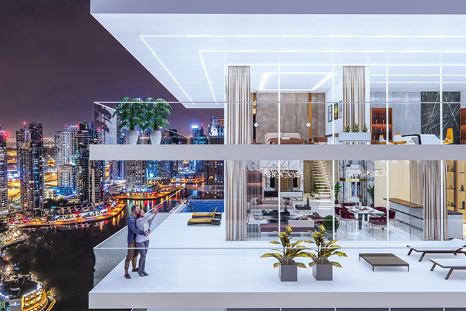 Viewz by Danube — vue extérieure à Jumeirah Lake Towers (JLT)