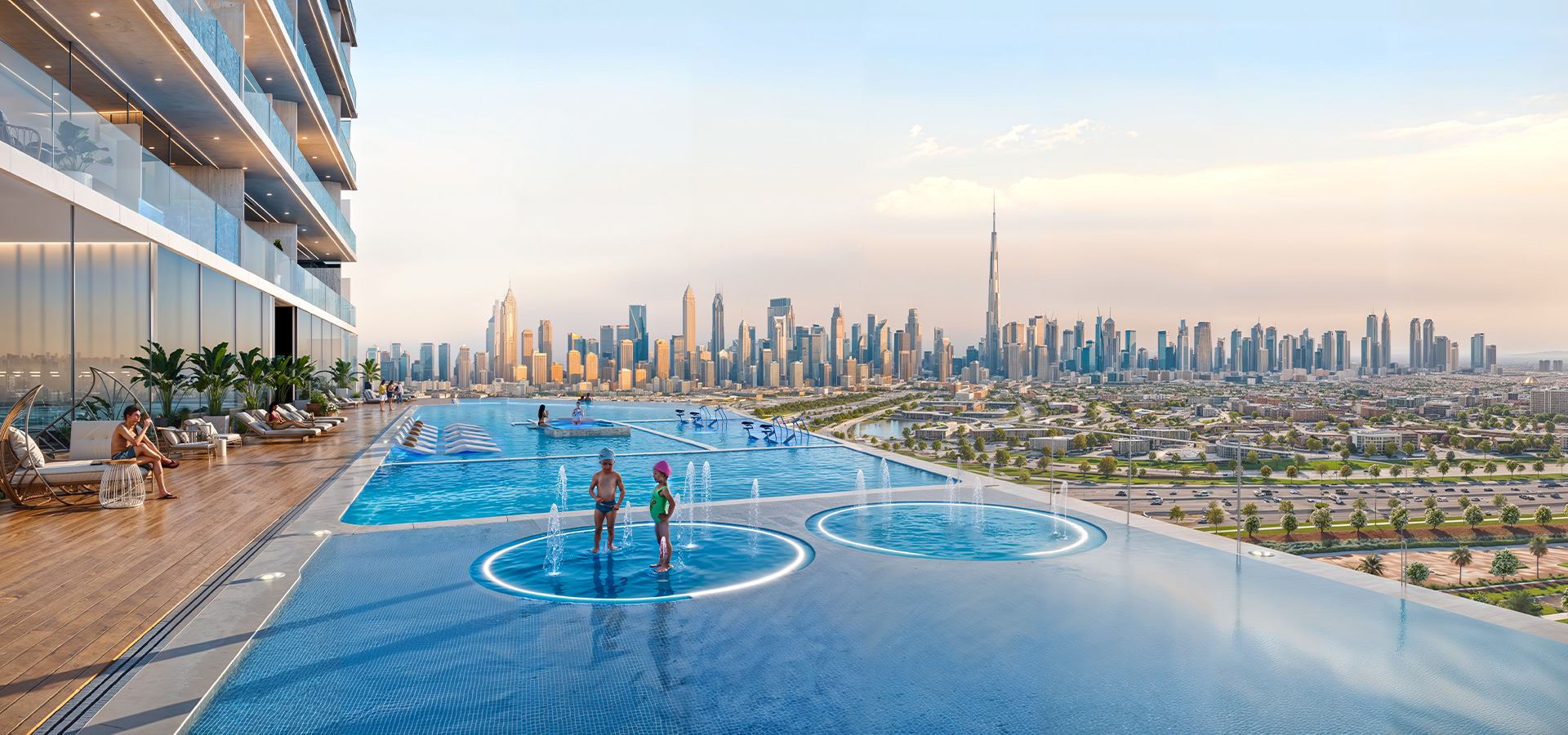 Timez by Danube — exterior view in Dubai Silicon Oasis