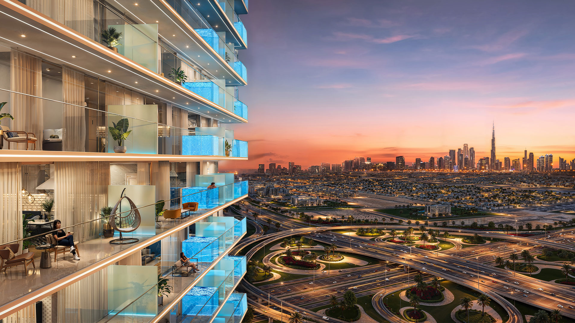 Timez by Danube — exterior view in Dubai Silicon Oasis