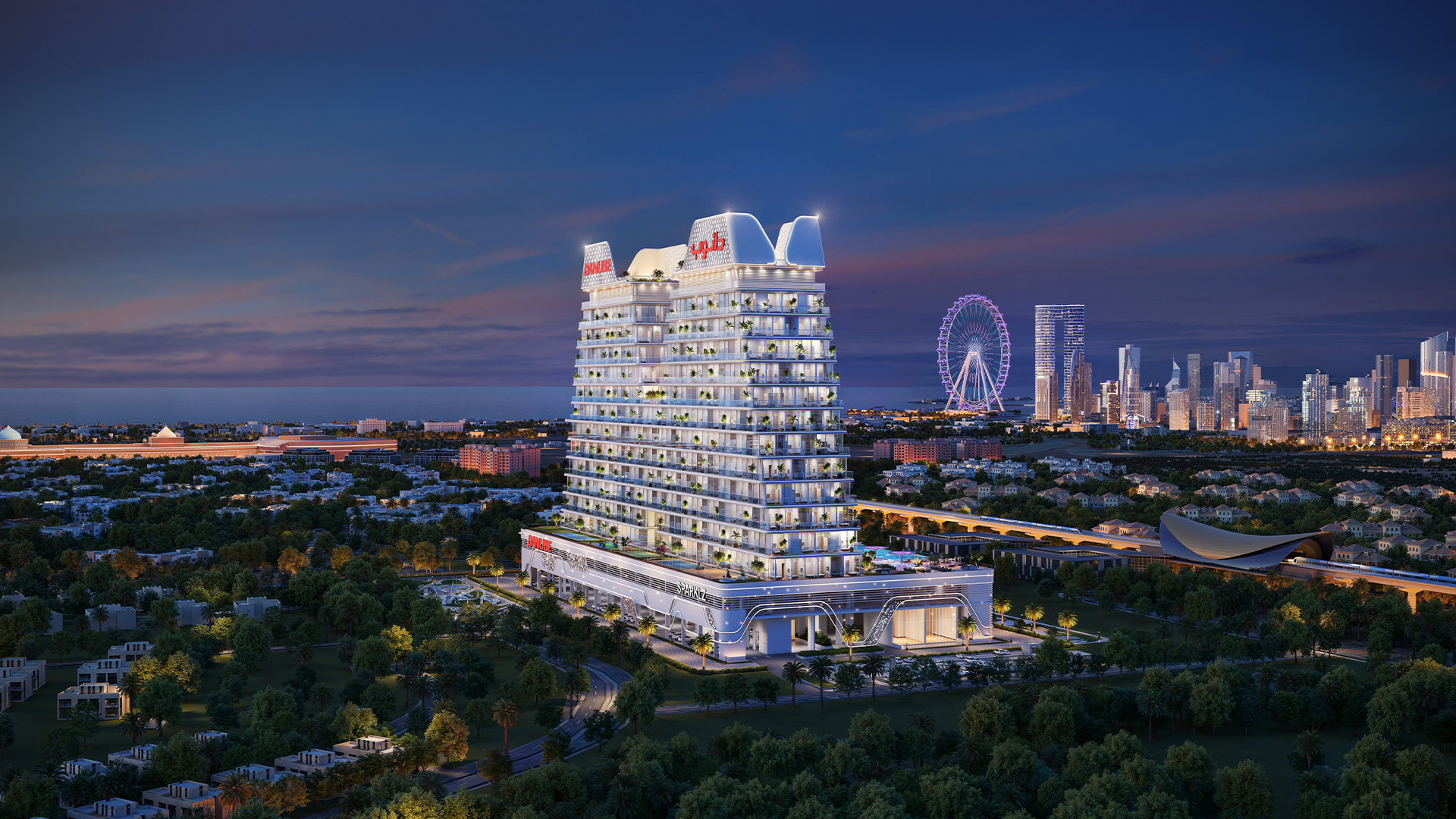 Sparklz by Danube — exterior view in Al Furjan