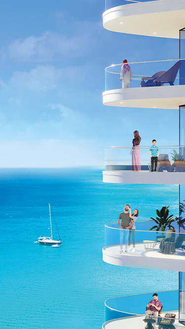 Oceanz by Danube — vue extérieure à Dubai Maritime City