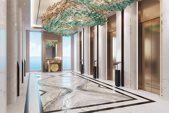 Oceanz by Danube — vue extérieure à Dubai Maritime City