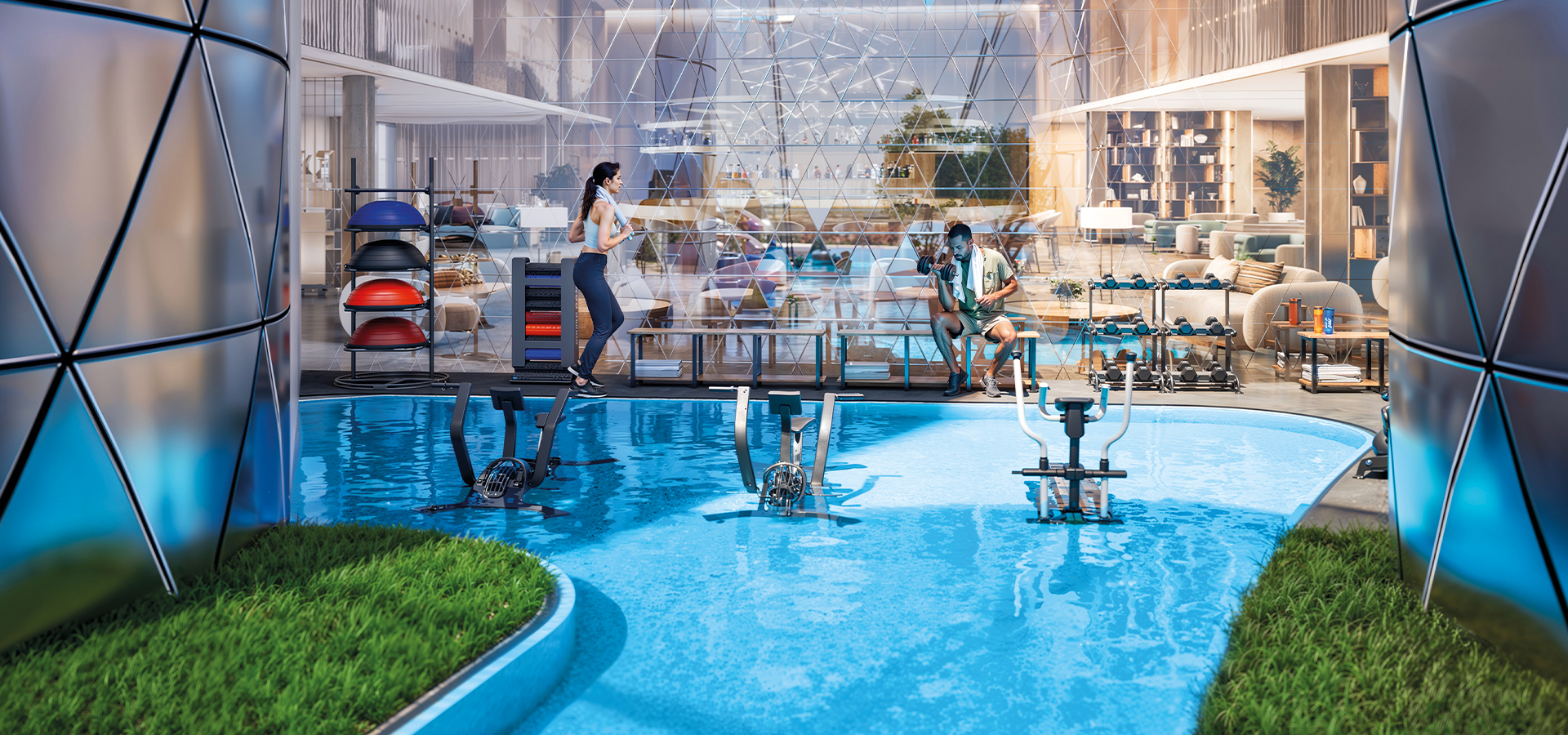 Diamondz by Danube — espaces communs