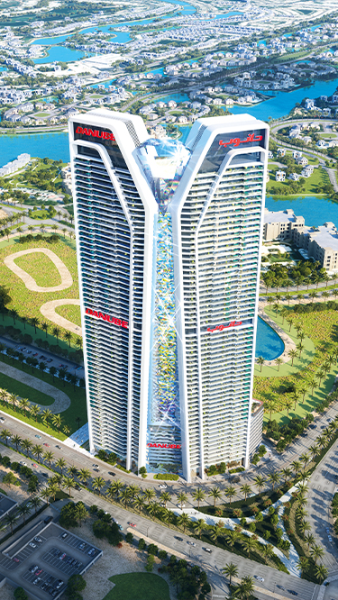Diamondz by Danube — vue extérieure à Jumeirah Lake Towers (JLT)