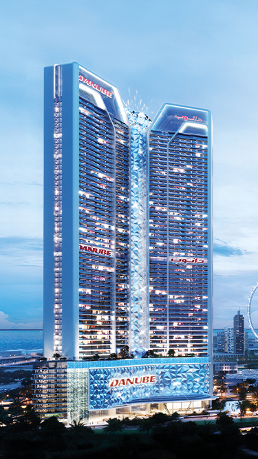 Diamondz by Danube — vue extérieure à Jumeirah Lake Towers (JLT)