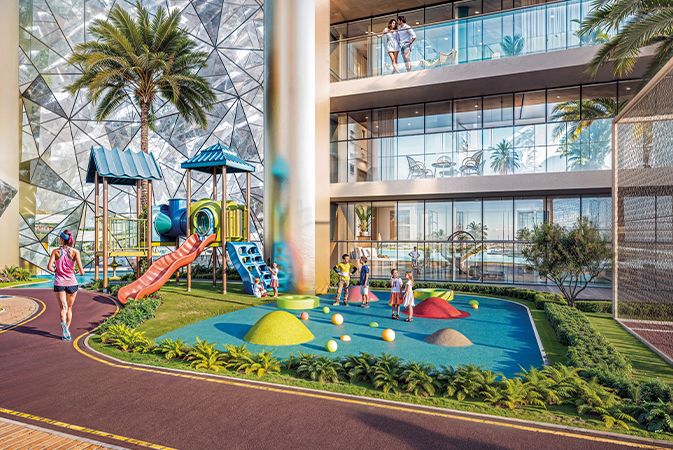 Diamondz by Danube — vue extérieure à Jumeirah Lake Towers (JLT)