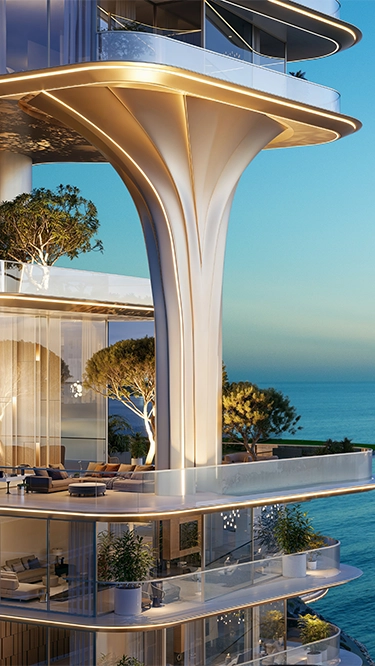 Breez by Danube — exterior view in Dubai Maritime City