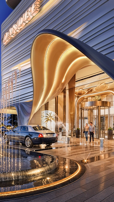 Breez by Danube — exterior view in Dubai Maritime City