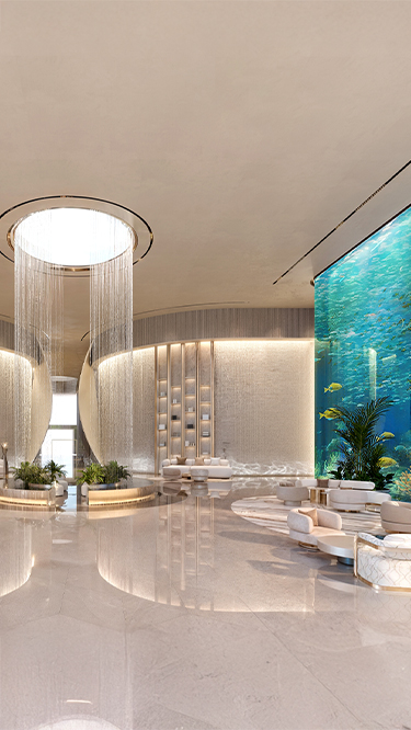 Breez by Danube — exterior view in Dubai Maritime City