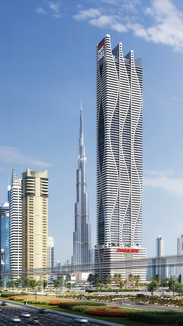 BAYZ 101 by Danube — exterior view in Business Bay