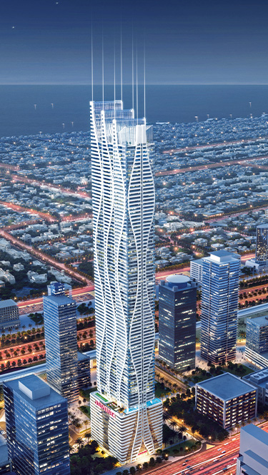 BAYZ 101 by Danube — exterior view in Business Bay