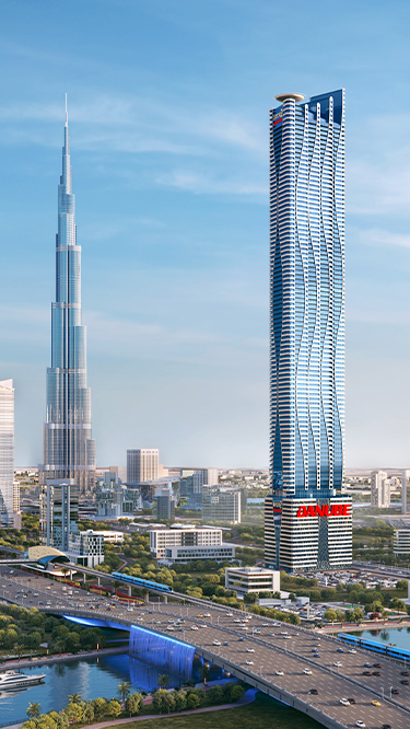 BAYZ 102 by Danube — exterior view in Business Bay