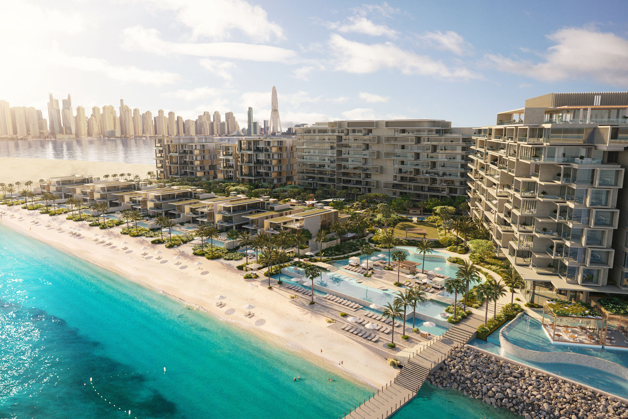 Six Senses Residences The Palm, Dubai — exterior view in Palm Jumeirah