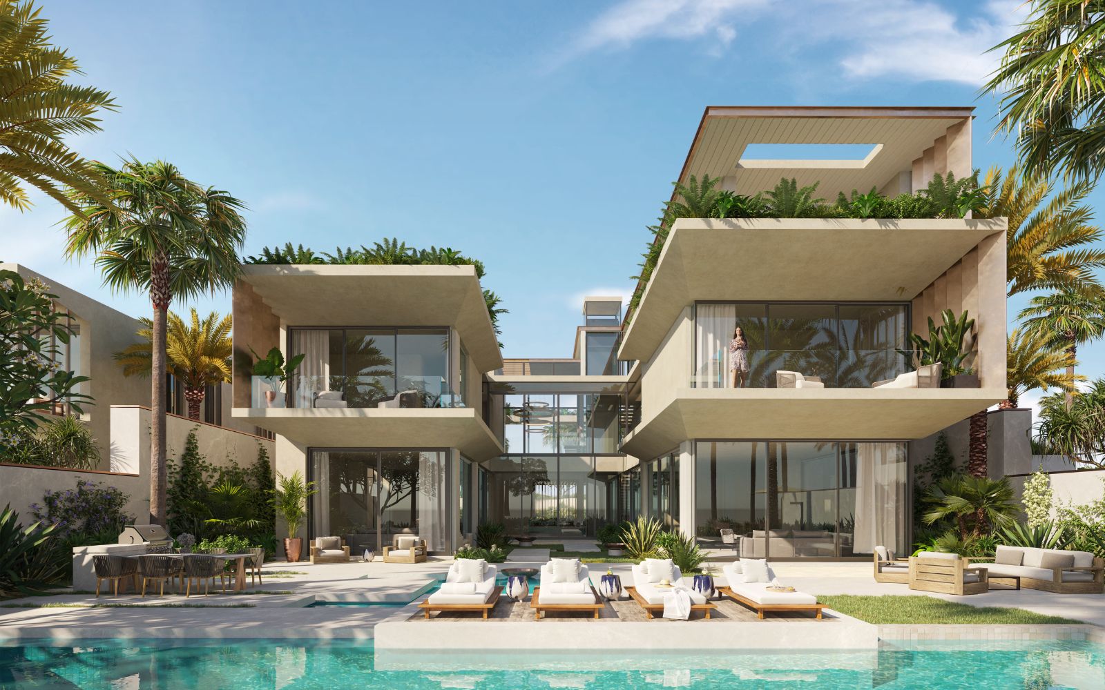 Six Senses Residences The Palm, Dubai — exterior view in Palm Jumeirah