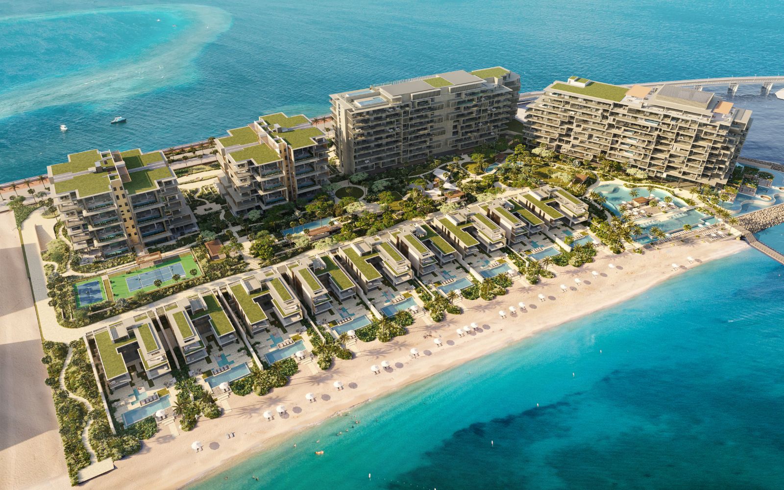 Six Senses Residences The Palm, Dubai — exterior view in Palm Jumeirah