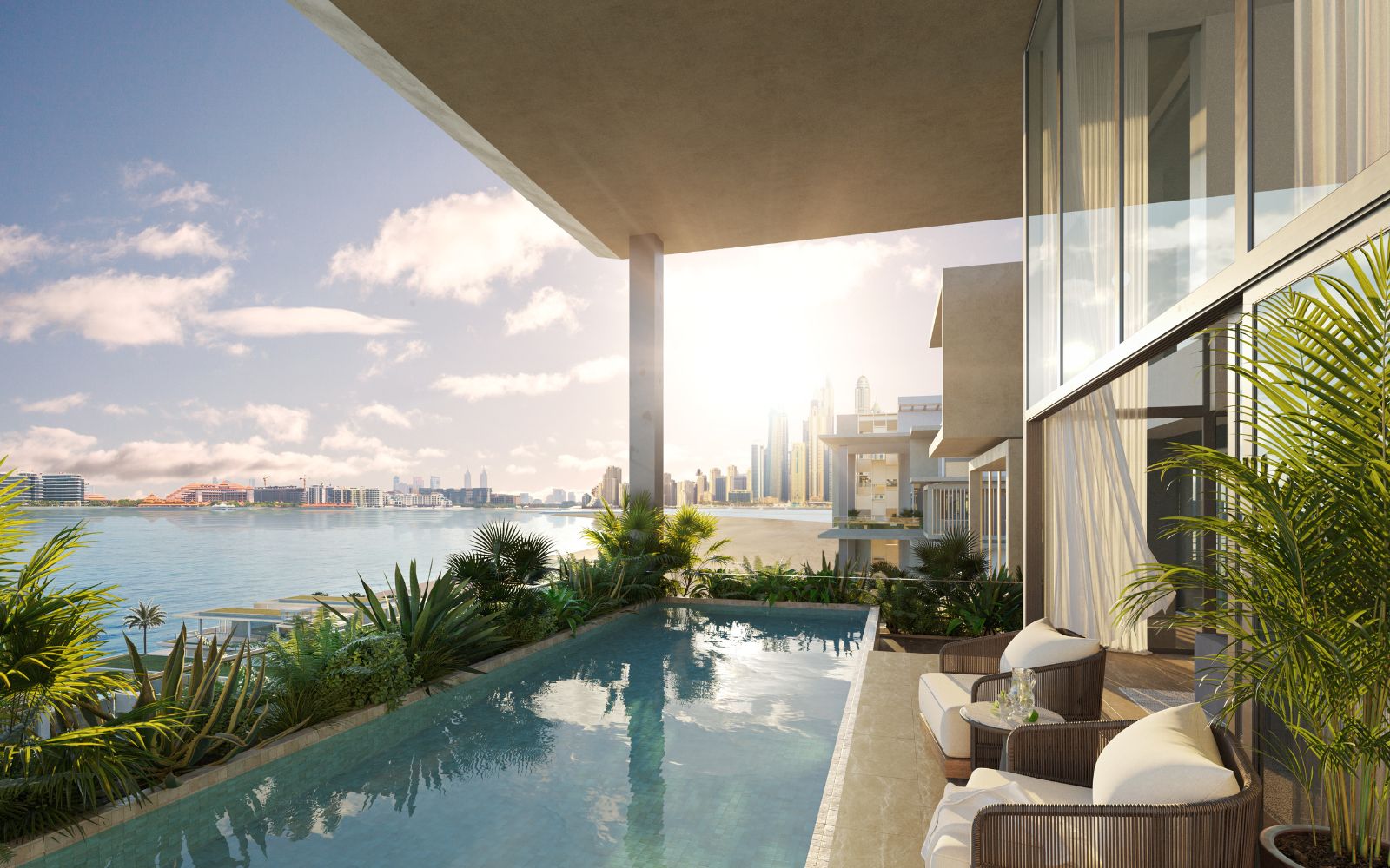 Six Senses Residences The Palm, Dubai — exterior view in Palm Jumeirah
