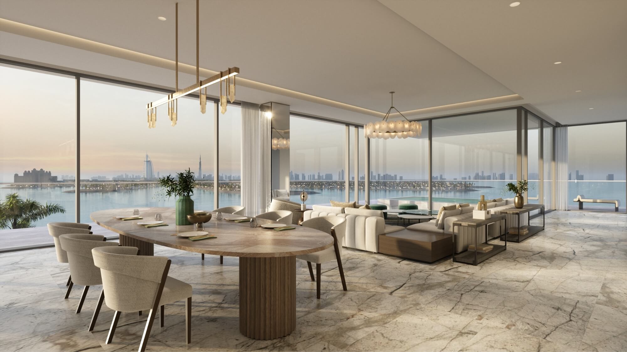 Six Senses Residences The Palm, Dubai — exterior view in Palm Jumeirah